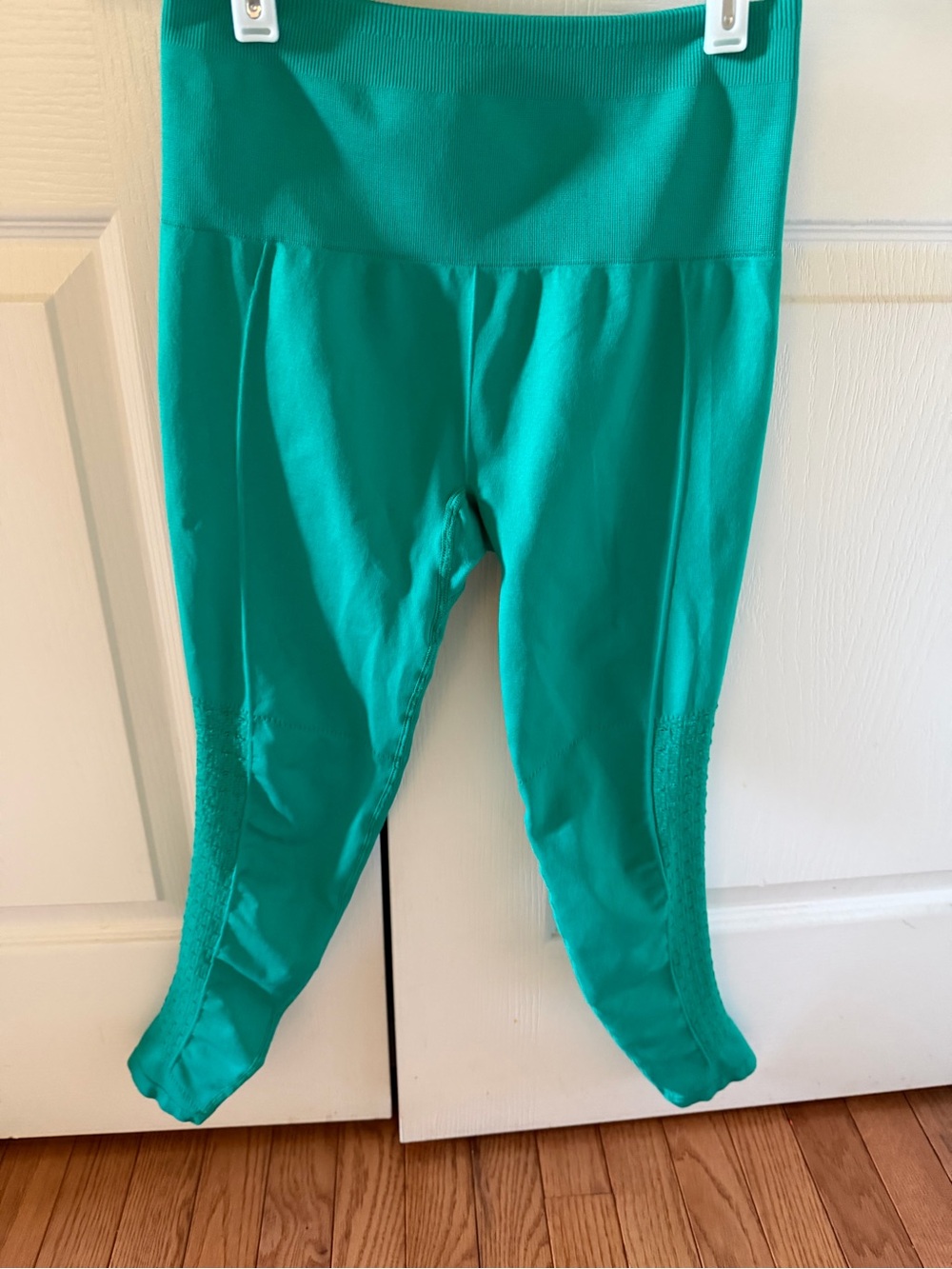 Fabletics Teal Seamless Active Leggings